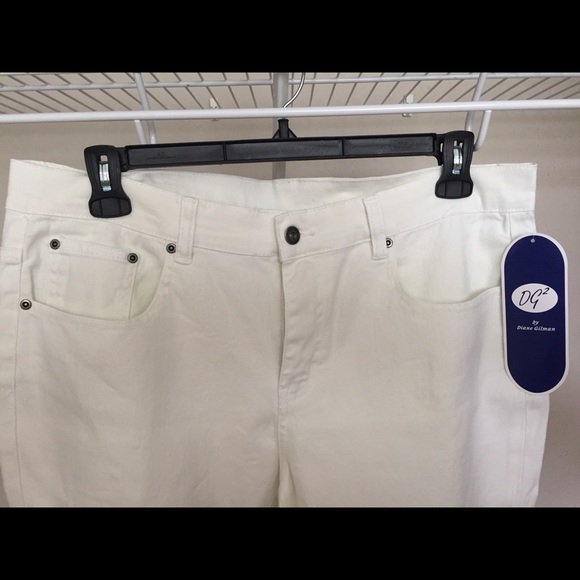 NWT white skinny jeans with zipper ankle - Picture 2 of 8